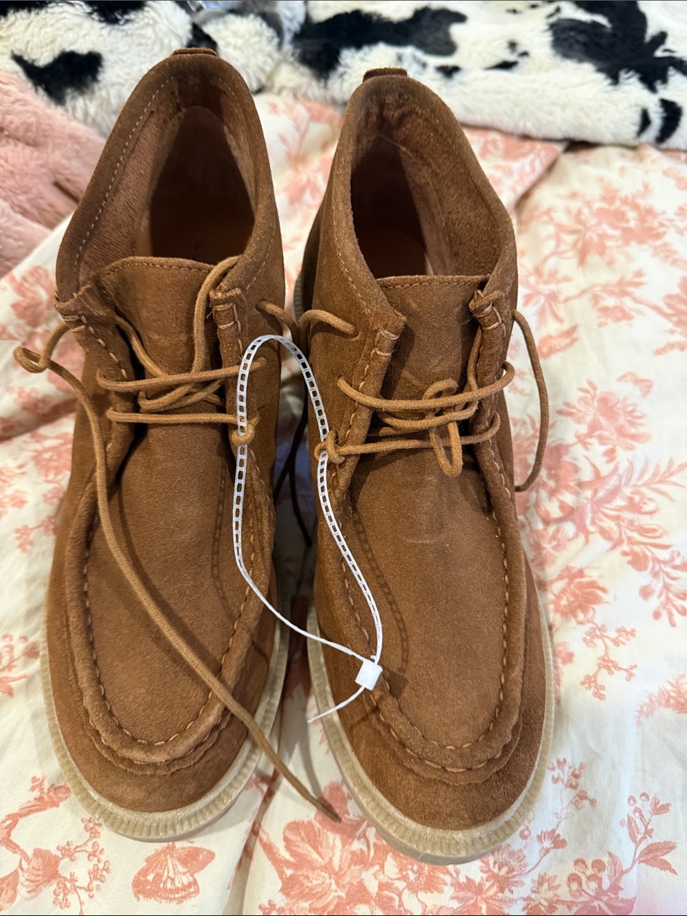 Lucky Brand Women's Brown Suede Chukka Boots